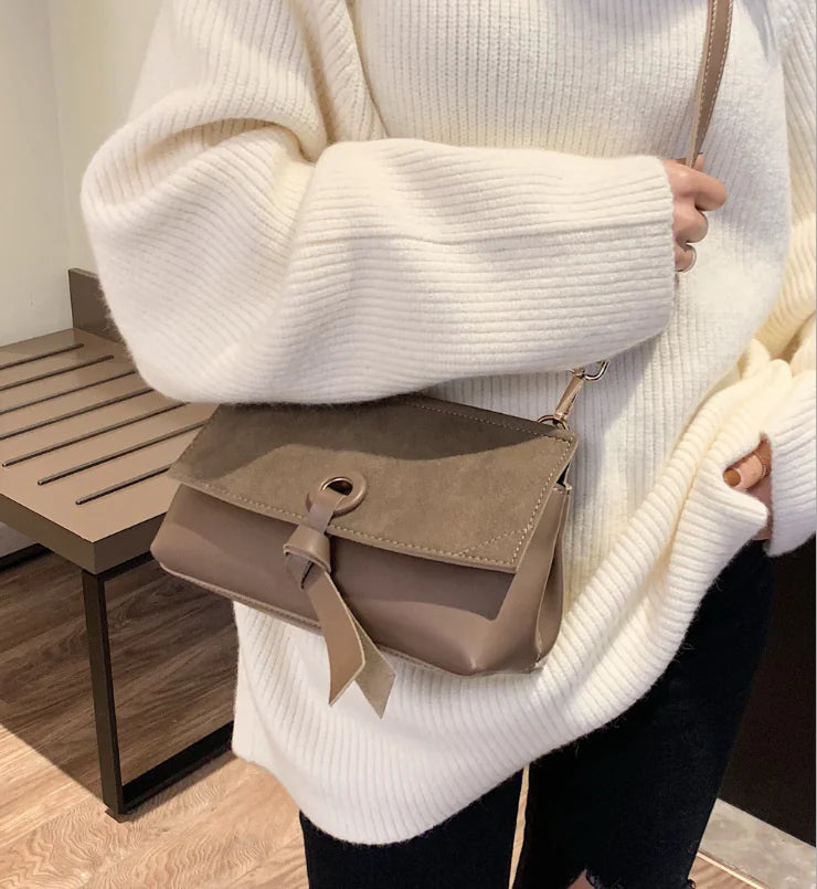 Trendy Korean Style Crossbody Bag with Vintage Feel