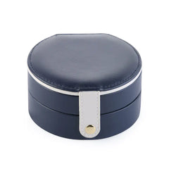 Multi layer Portable Leather Jewelry Box for Accessories